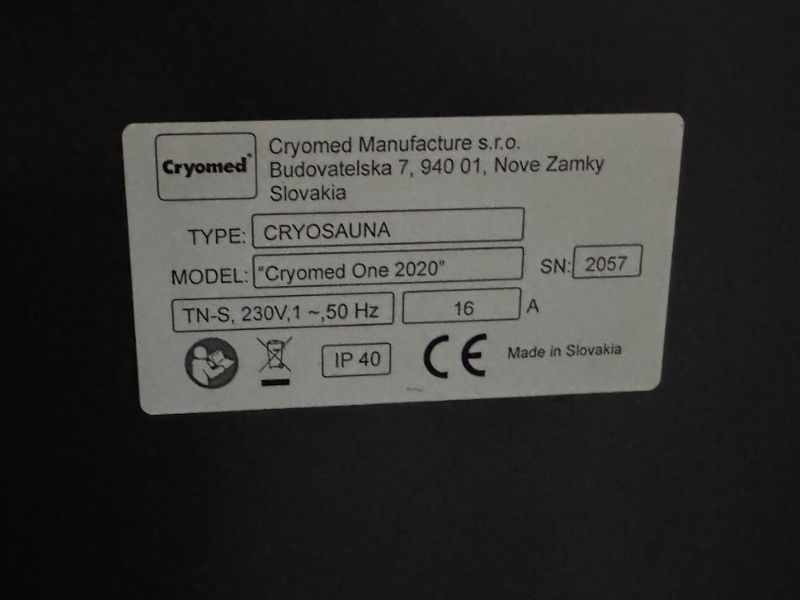 2022 Cryomed One, USA used cryotherapy machine - foto 3