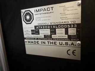 2022 Impact Cryotherapy, USA used cryotherapy machine - photo 6