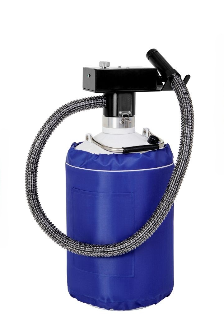 Cryofan Mini compact cryotherapy device for mobile and salon use.