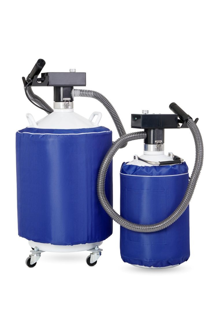 Cryofan Mini used for facial and localized cryotherapy treatments.