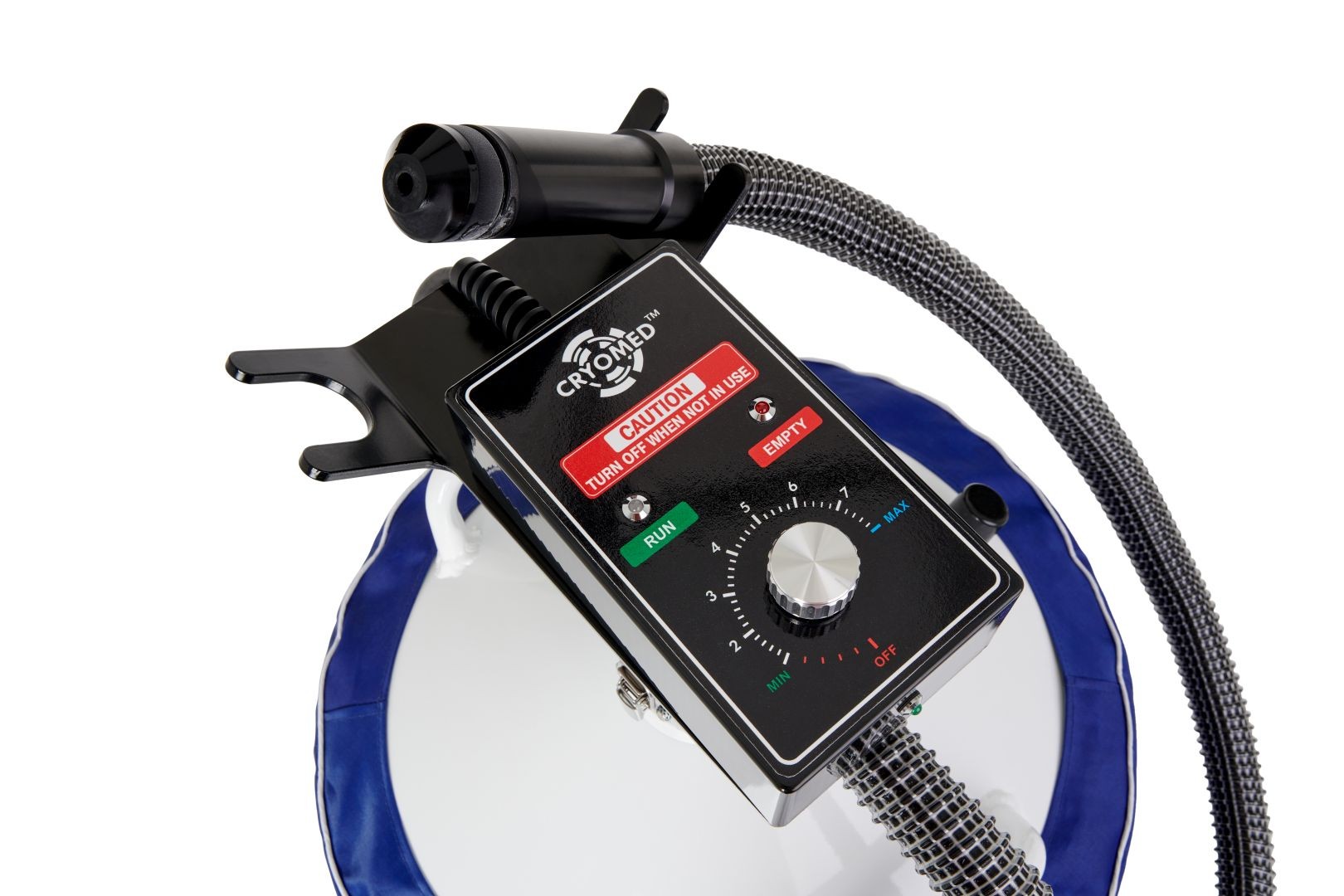 Cryofan Mini portable device for sports recovery and wellness.