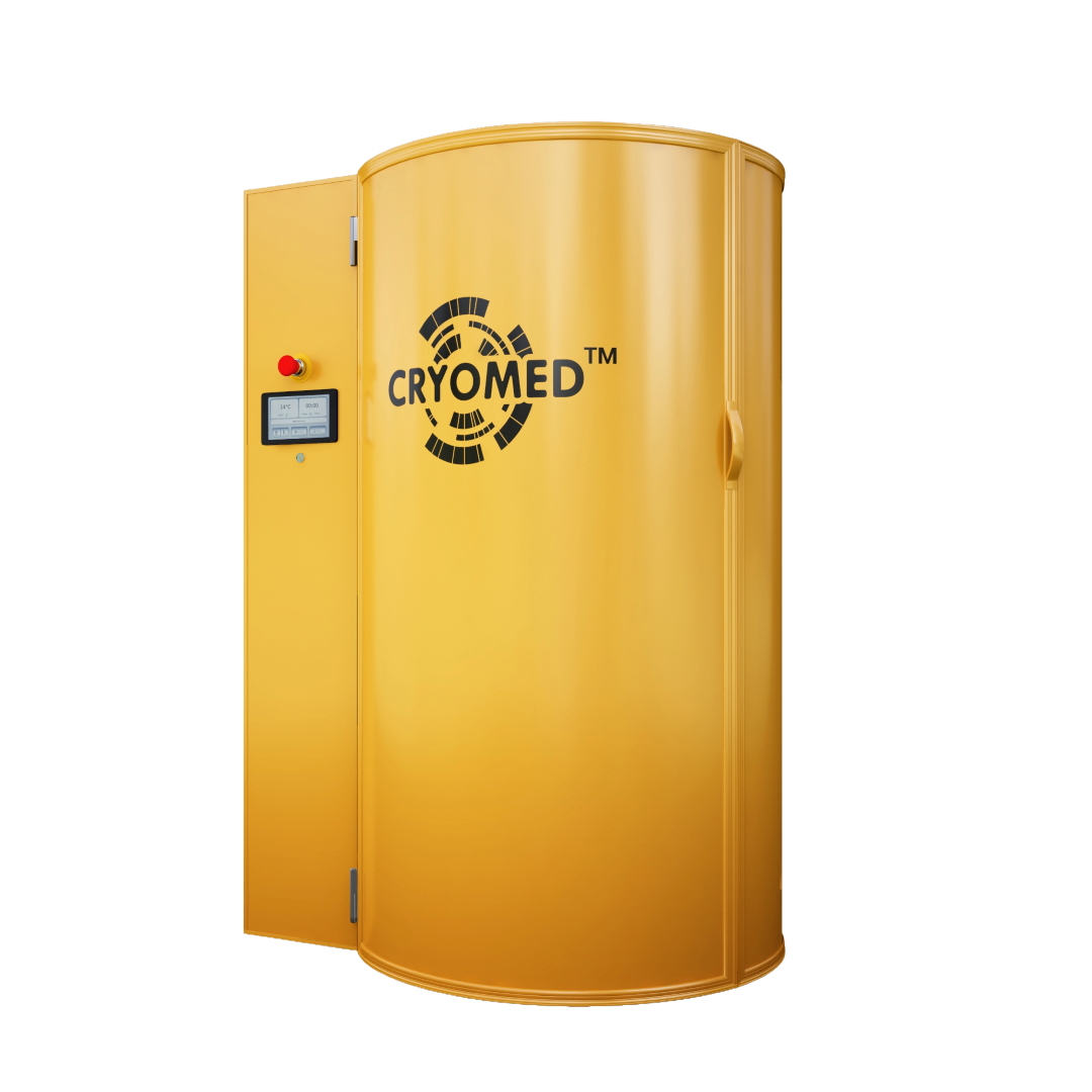 Compact full-body cryotherapy machine